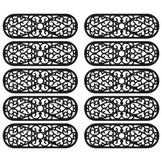 vidaXL Trapmatten 10 st 25x75 cm rubber