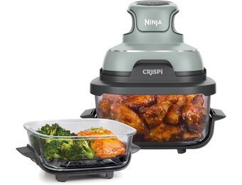 Ninja CRISPi Draagbare Airfryer, 3,8 L, 4-in-1: Airfry, Braden, Warmhouden