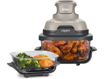 Ninja CRISPi Draagbare Airfryer, 3,8 L, 4-in-1: Airfry, Braden, Warmhouden
