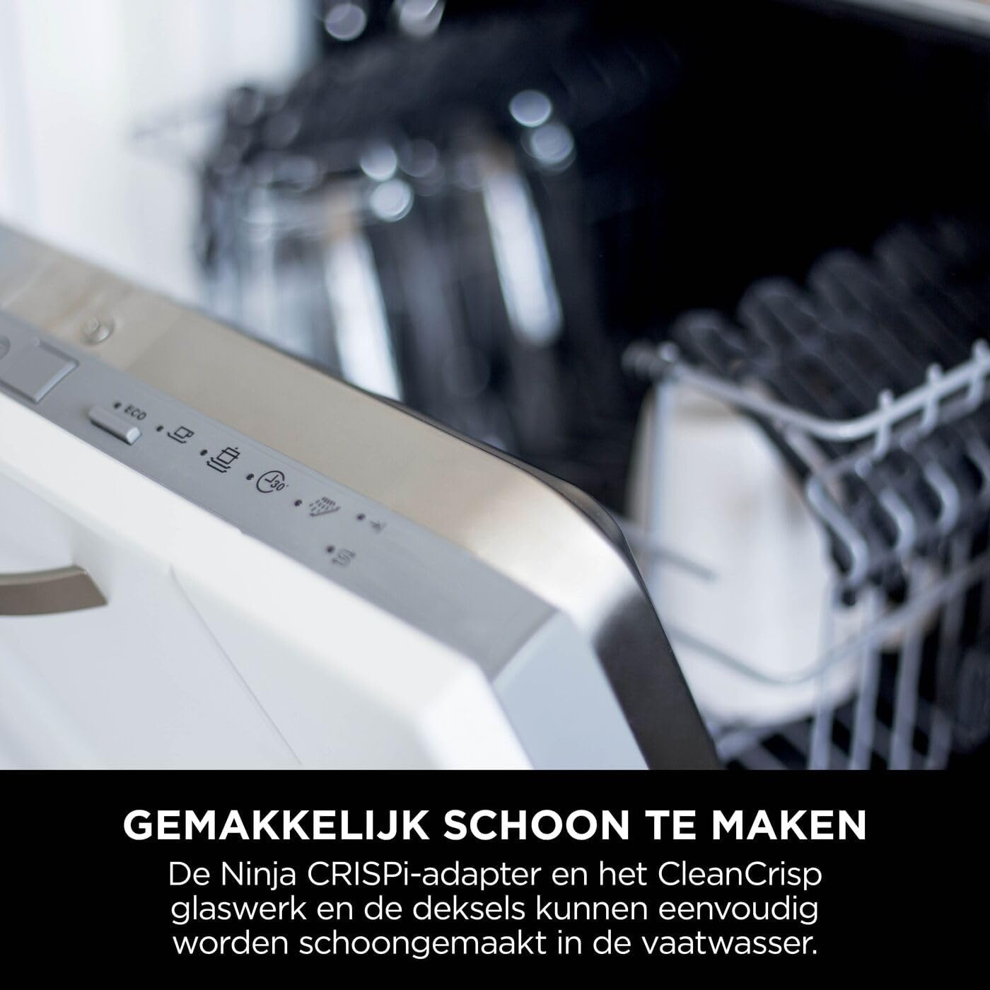 Ninja CRISPi Draagbare Airfryer, 3,8 L, 4-in-1: Airfry, Braden, Warmhouden