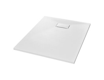 vidaXL Douchebak SMC Wit 100x80 cm - 35% Korting