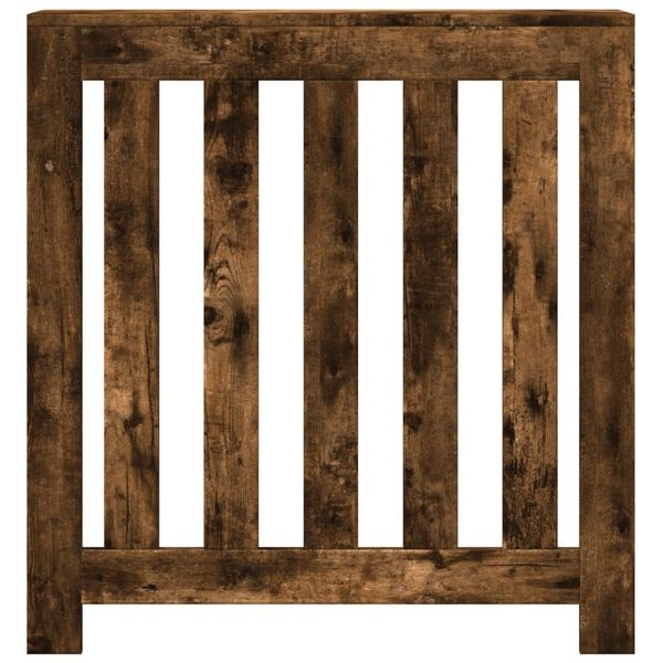 Radiatorombouw van bewerkt hout - Gerookt eiken (78x20x82 cm) - 33% korting