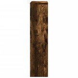 Radiatorombouw van bewerkt hout - Gerookt eiken (78x20x82 cm) - 33% korting