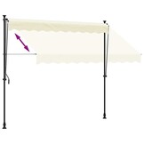 Uittrekbare Luifel Crème 300x150 cm - 34% Korting