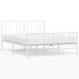 Wit Metalen Bedframe 140x200 cm - 34% Korting