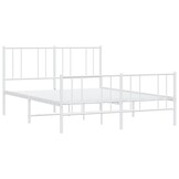 Wit Metalen Bedframe 140x200 cm - 34% Korting