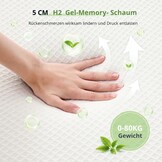 Gel Traagschuim Matrastopper 180x200 cm - Zacht & Verkoelend