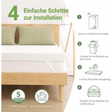 Gel Traagschuim Matrastopper 180x200 cm - Zacht & Verkoelend