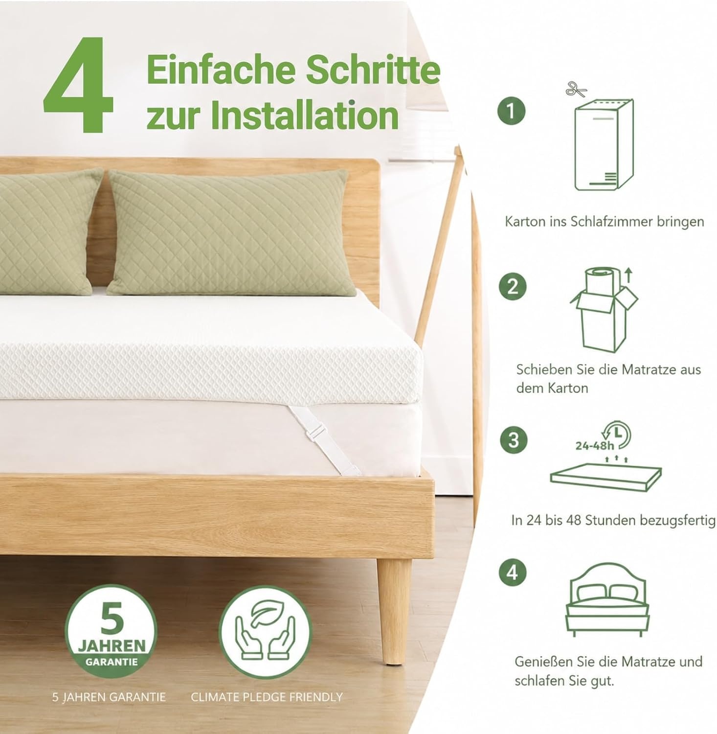 Gel Traagschuim Matrastopper 180x200 cm - Zacht & Verkoelend