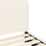 Kinderbed Crème 90x200cm met Opberg Hoofdbord - 34% Korting