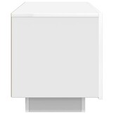 Tv-meubel bewerkt hout wit 100x35x40 cm met 34% korting