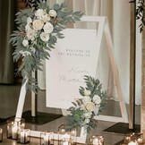 Kunstbloemenguirlande Wit 2-Delig - Pioenrozen & Rozen - 32% Korting