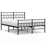 Zwart metalen bedframe 120x200 cm - 34% korting