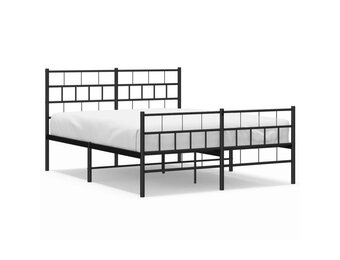 Zwart metalen bedframe 120x200 cm - 34% korting