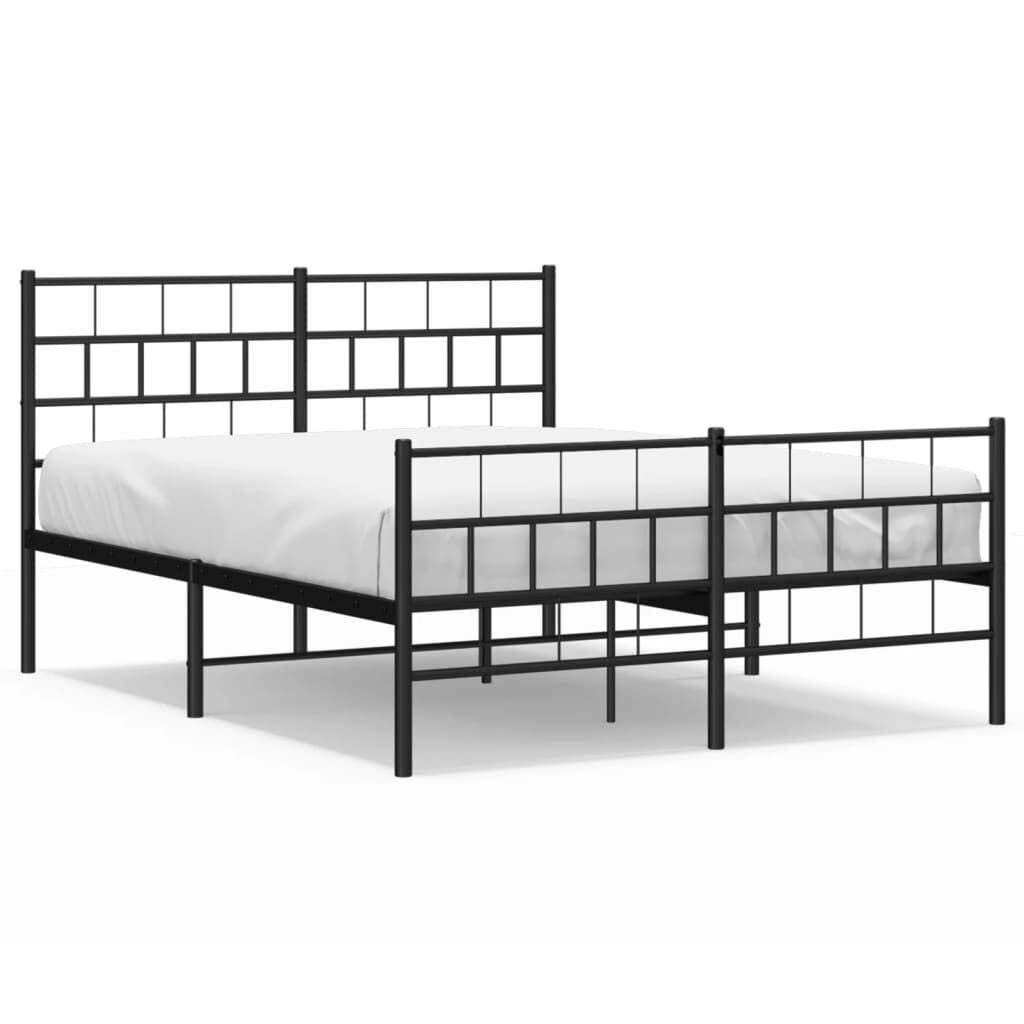 Zwart metalen bedframe 120x200 cm - 34% korting