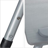 Inklapbare Laptoptafel met 4 Kantelstanden & 2 Hoogtes - Grijs (33% Korting)