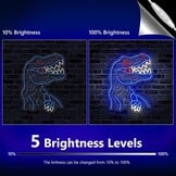LED Neon Dinosaurus Wandlamp 33% Korting