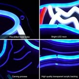LED Neon Dinosaurus Wandlamp 33% Korting