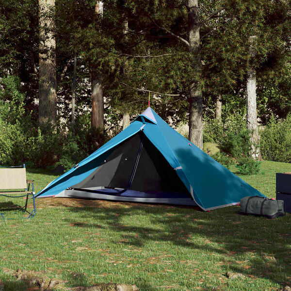 VidaXL Tipi Tent Blauw 1-Persoons Waterdicht - 32% Korting