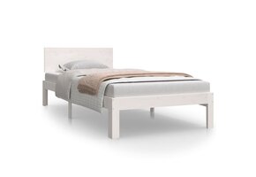 Massief Grenen Bedframe Wit 90x200 cm - 34% Korting