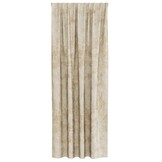 VidaXL Verduisteringsgordijnen Crème 260 x 140 cm Fluweel - 33% Korting
