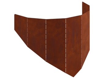 Roestige Gazonrand Staal (100x45cm) - 34% Korting
