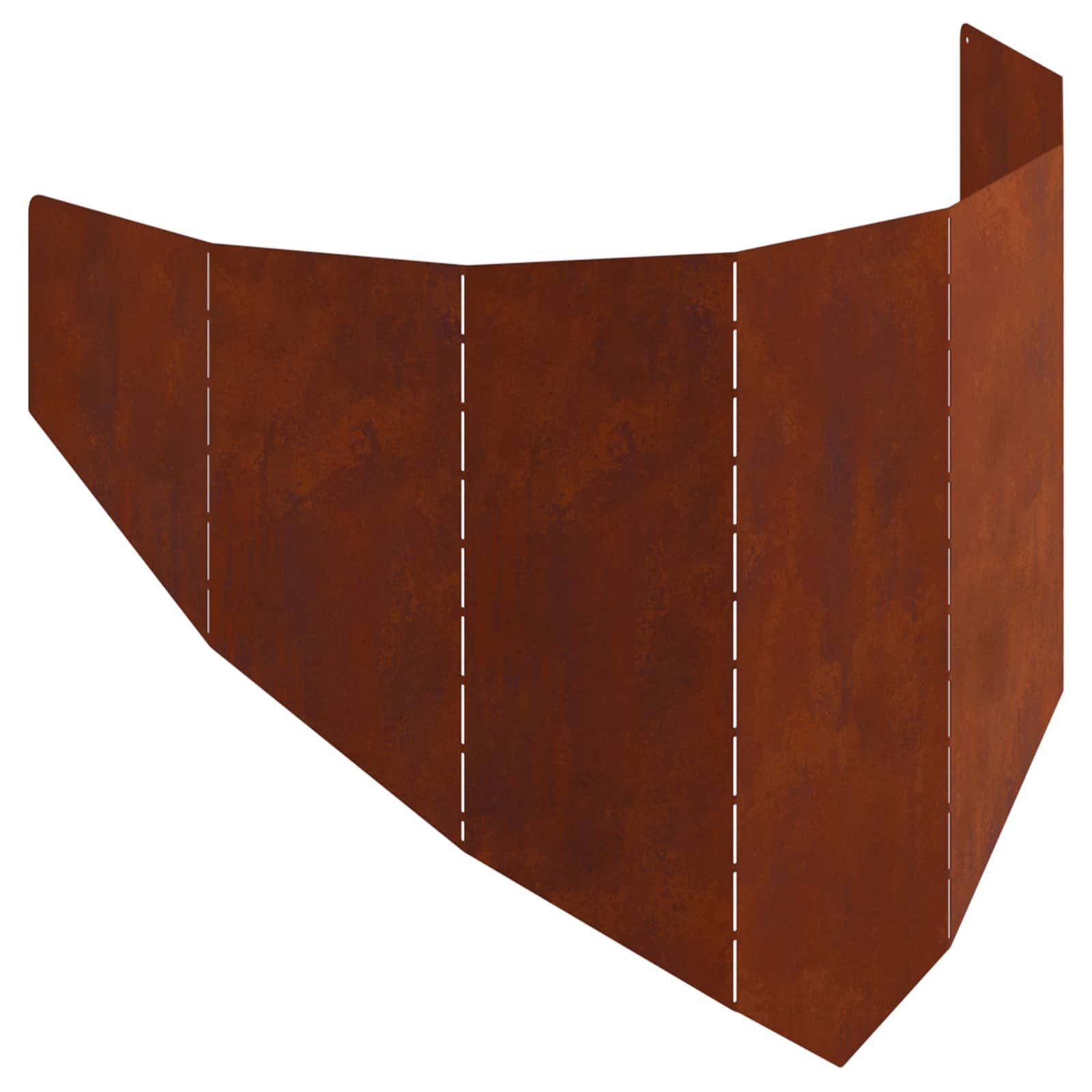 Roestige Gazonrand Staal (100x45cm) - 34% Korting