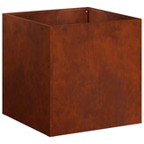 vidaXL Plantenbak Roestkleurig Staal - 2 stuks - 45x45x45 cm (53% Korting)