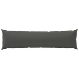 vidaXL Kussensloop HEERLEN Antraciet (2 stuks) 40x145cm Polyester - 31% Korting