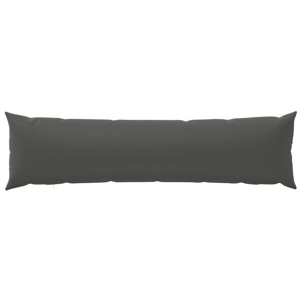 vidaXL Kussensloop HEERLEN Antraciet (2 stuks) 40x145cm Polyester - 31% Korting
