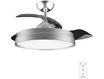 Plafondventilator met Lamp, 42" Intrekbare Vleugels, 3 Kleuren Licht & Timer - 34% Korting!