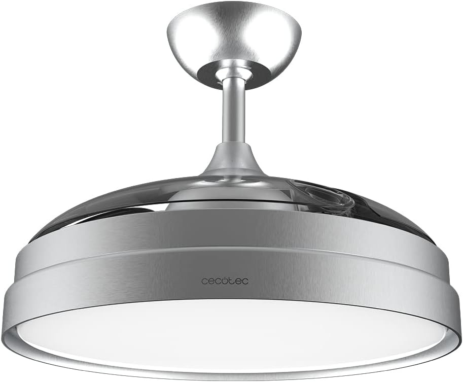 Plafondventilator met Lamp, 42" Intrekbare Vleugels, 3 Kleuren Licht & Timer - 34% Korting!