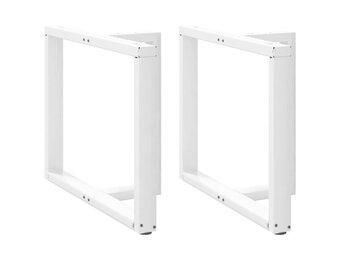 Eettafelpoten 2 st T-vormig Wit 90x35x(72-73) cm Staal met 54% Korting