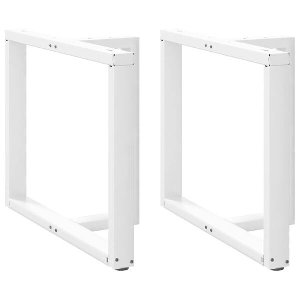 Eettafelpoten 2 st T-vormig Wit 90x35x(72-73) cm Staal met 54% Korting