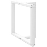 Eettafelpoten 2 st T-vormig Wit 90x35x(72-73) cm Staal met 54% Korting