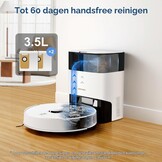 Robotstofzuiger met Dweilfunctie & 3,5L Zuigstation - 35% Korting!