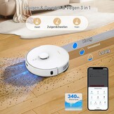 Robotstofzuiger met Dweilfunctie & 3,5L Zuigstation - 35% Korting!