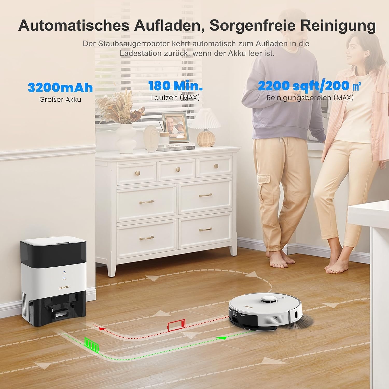 Robotstofzuiger met Dweilfunctie & 3,5L Zuigstation - 35% Korting!