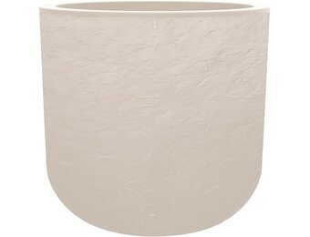 Kunststof Plantenpot Steenlook 33% Korting | Ø 38,5 x H 36,8 cm Kalkbeige