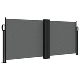 Uittrekbaar Windscherm 100x600 cm Antraciet - 34% Korting