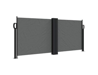 Uittrekbaar Windscherm 100x600 cm Antraciet - 34% Korting