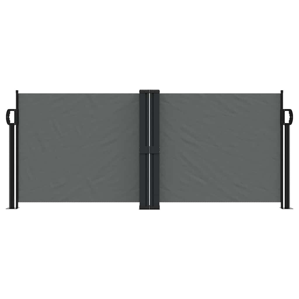 Uittrekbaar Windscherm 100x600 cm Antraciet - 34% Korting