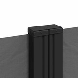 Uittrekbaar Windscherm 100x600 cm Antraciet - 34% Korting