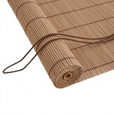 VidaXL Bamboe Rolgordijn Bruin 130x220cm - 57% Korting