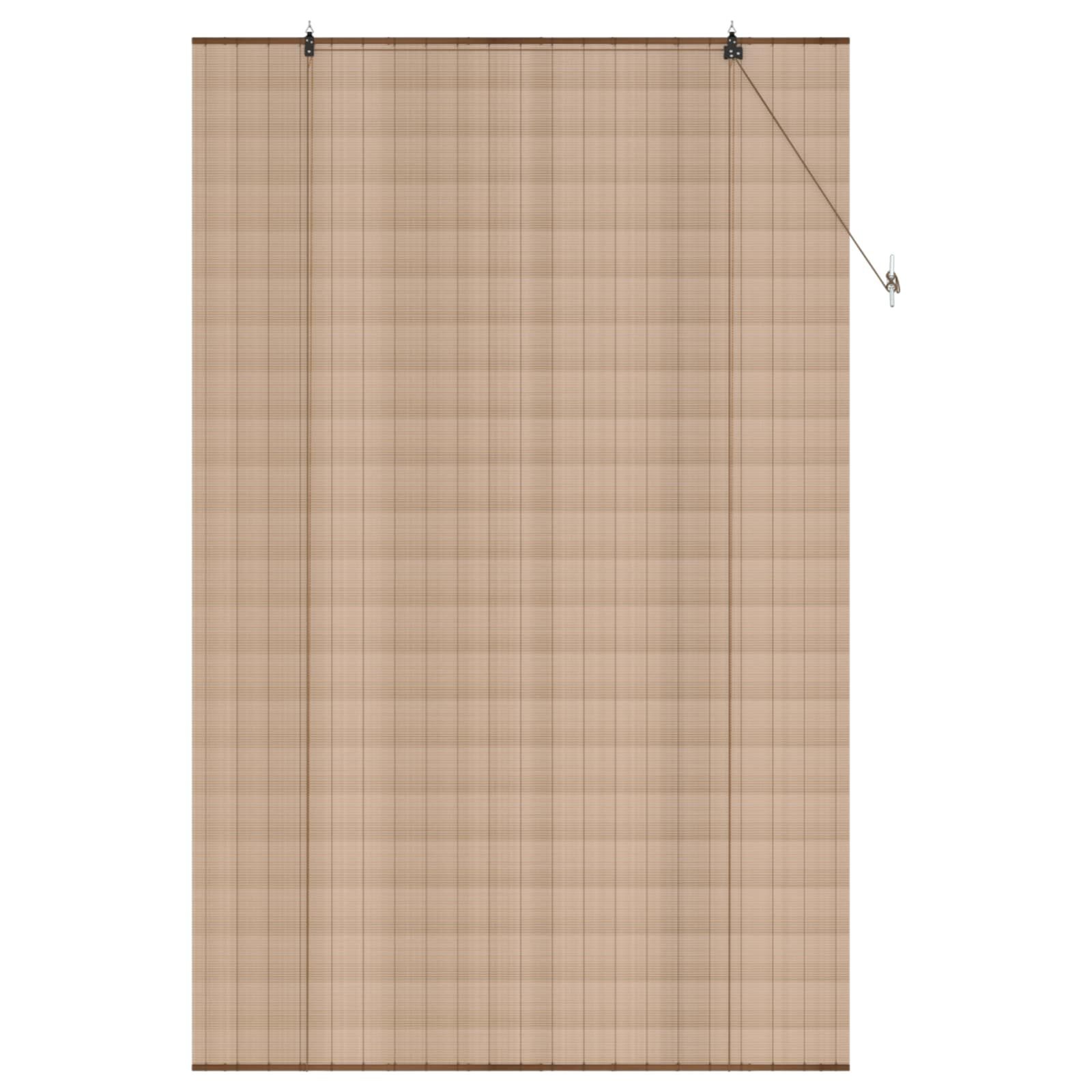 VidaXL Bamboe Rolgordijn Bruin 130x220cm - 57% Korting