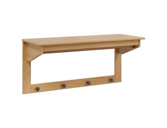 vidaXL Kapstok HILL Honingbruin L Grenenhout - 33% Korting!