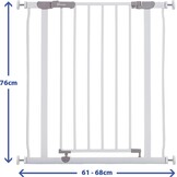 Veiligheidshek Ava Slimline 61-68cm Wit - 33% Korting
