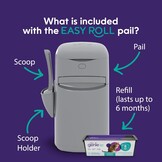 Kattenbakvulling Afvalbak Easy Roll Systeem - 32% Korting