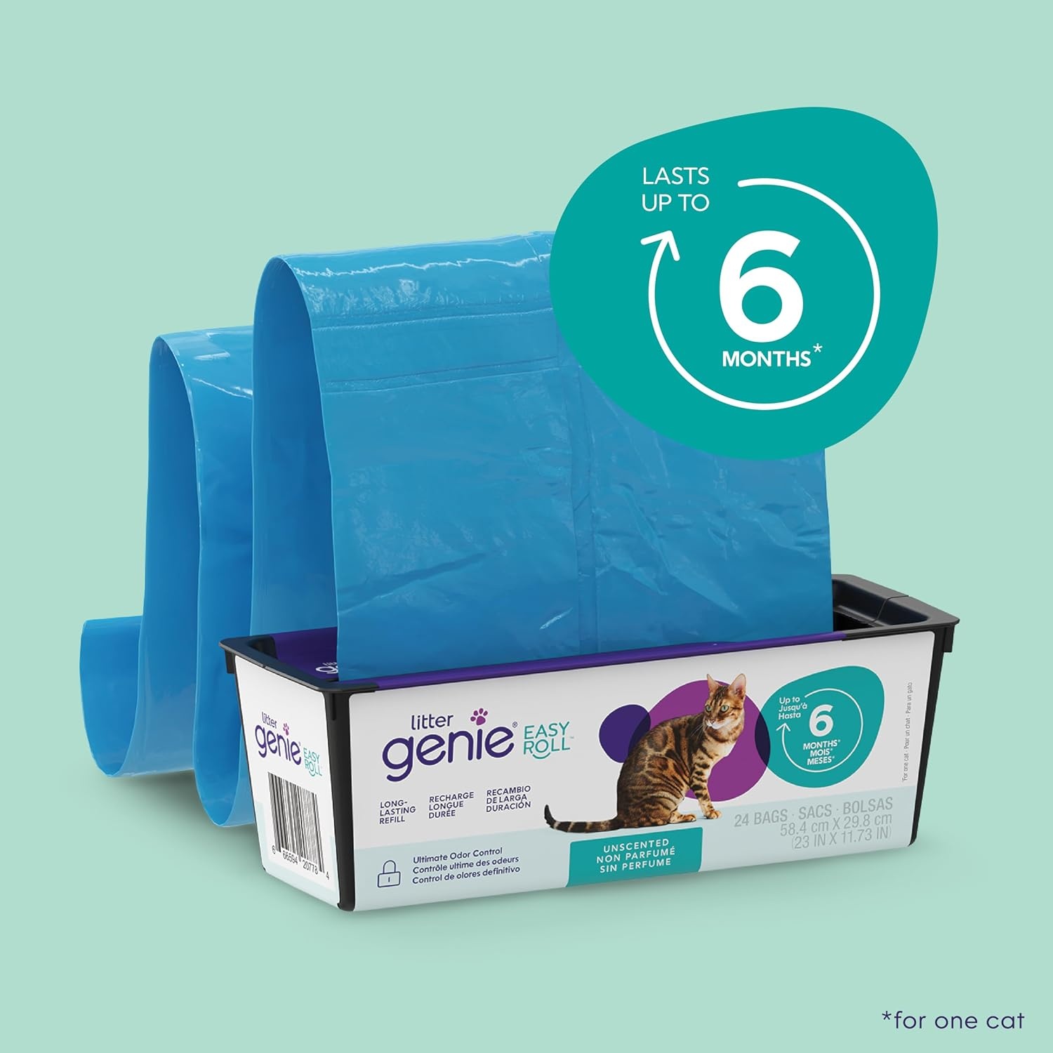 Kattenbakvulling Afvalbak Easy Roll Systeem - 32% Korting