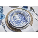 18-delig Servies Oud Engeland - 6 Personen - Aardewerk - Wit/Blauw - 34% Korting